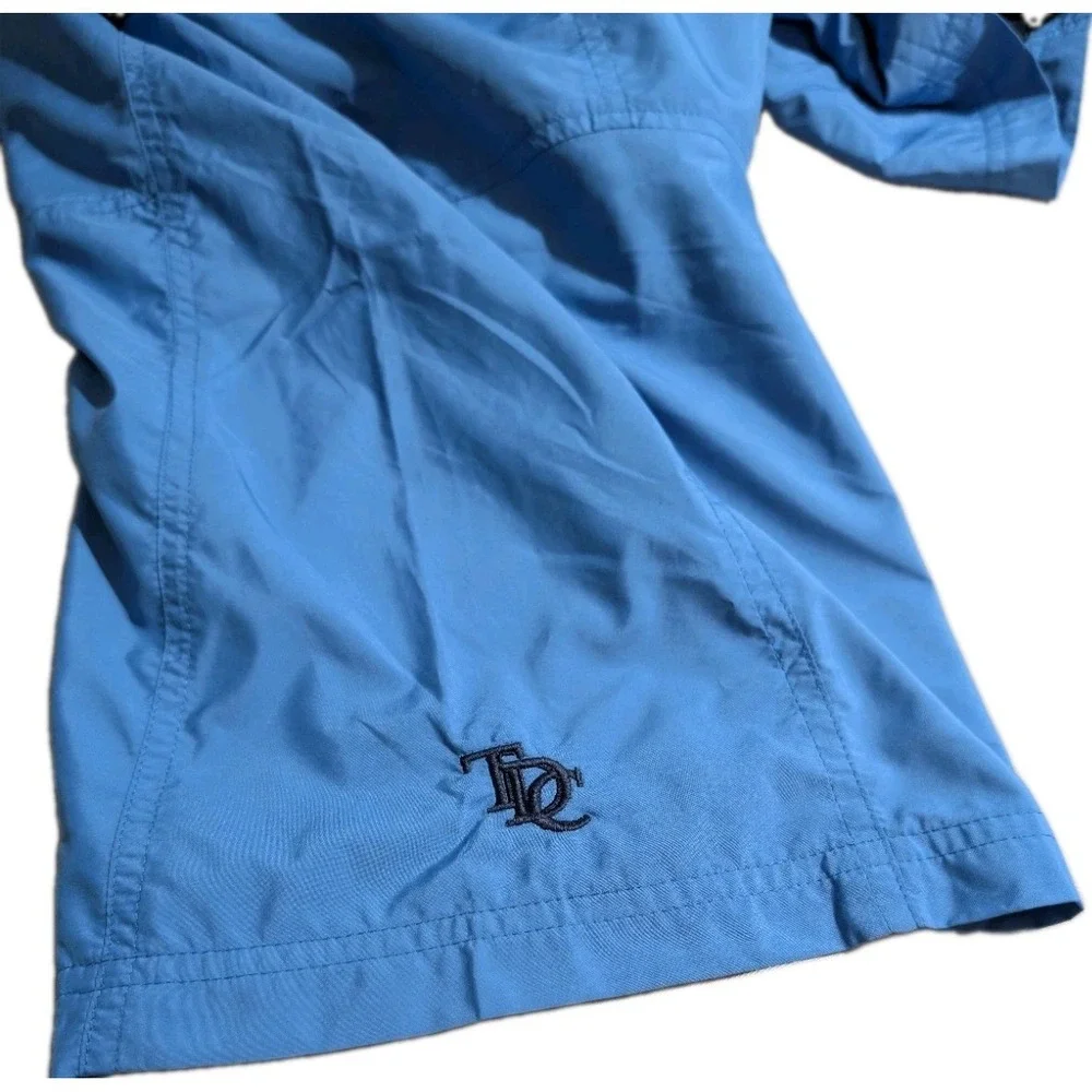 Sunice Golf Jacket Men XL Blue 1/2 Zip Short Sleeve Pullover Wind Shirt TDC